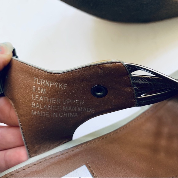 STEVE MADDEN Gray leather Turnpyke wood wedge heel - Picture 8 of 8